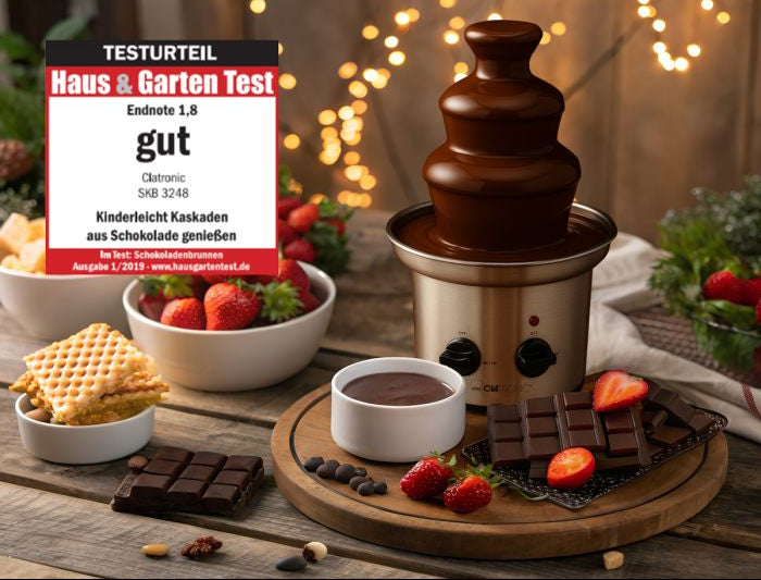 Clatronic Chocolate Fountain SKB 3248 Stainless Steel Look