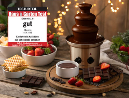Clatronic Chocolate Fountain SKB 3248 Stainless Steel Look