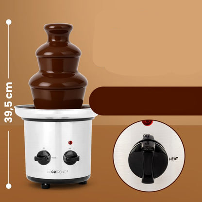 Clatronic Chocolate Fountain SKB 3248 Stainless Steel Look
