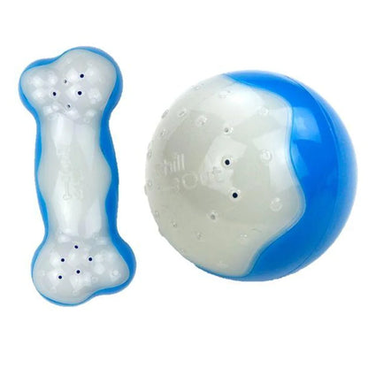 ZooFari Dog Ice Bone and Ice Ball Small