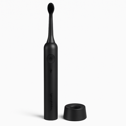 happybrush Eco R2 Black Electric Toothbrush with 3 Modes and 40k Vibrations