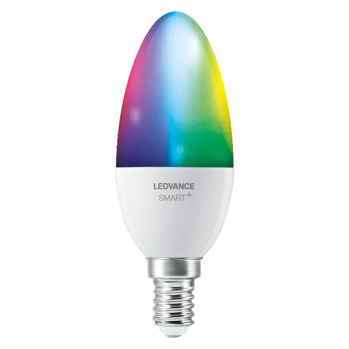 Smart Matter Multicolor LED Bulb Pack of 3, Classic B40 Candle, E14 Base, 4.9W - Gomix Brands Outlet