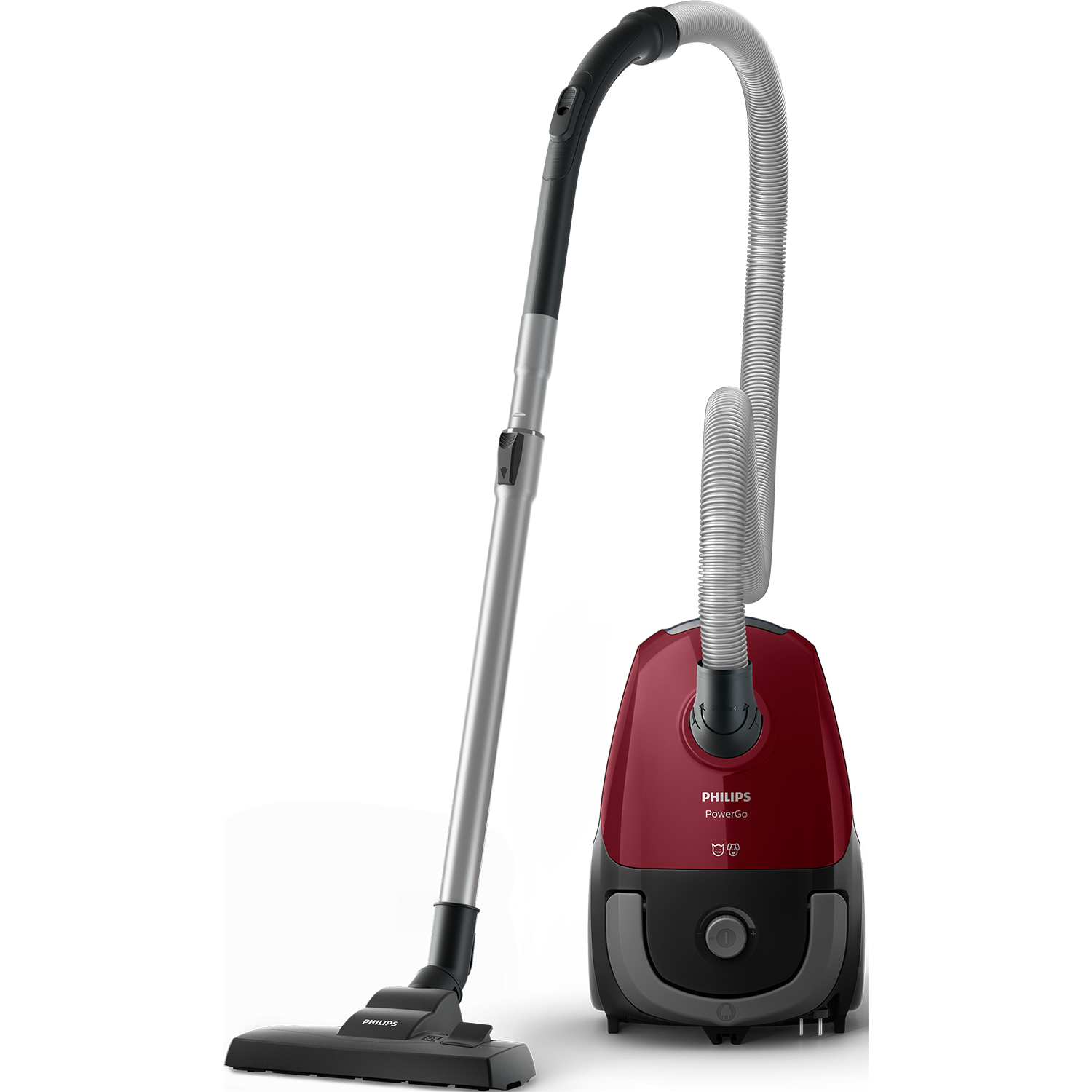 Philips PowerGo FC8242/09 Bagged Vacuum Cleaner with Allergy Filter, 900W