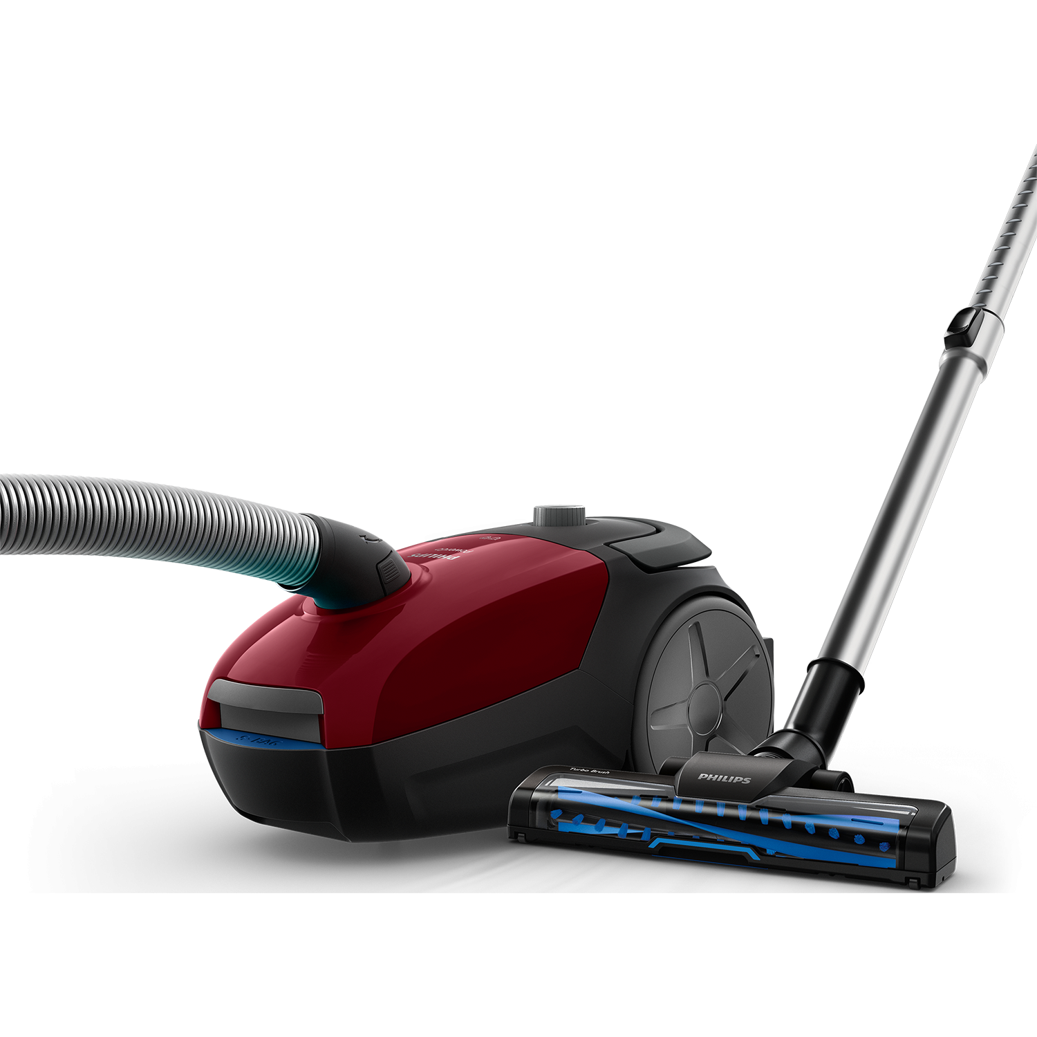 Philips PowerGo FC8242/09 Bagged Vacuum Cleaner with Allergy Filter, 900W