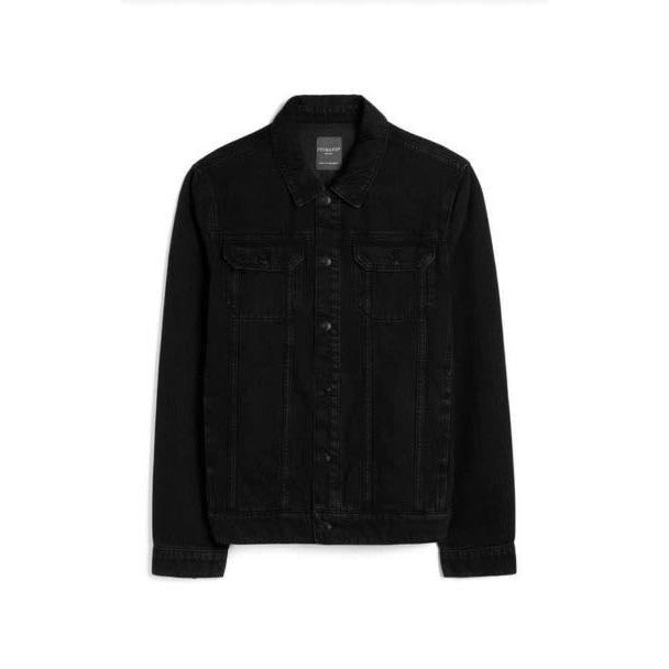 Authentic Primark Black Denim Jacket – Classic Fit, Durable Denim