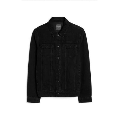 Authentic Primark Black Denim Jacket – Classic Fit, Durable Denim