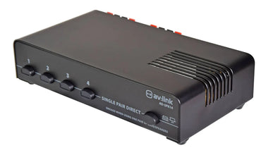 AV:Link 4-Way Loudspeaker Selector Switcher with Overload Protection 140W - Gomix Brands Outlet