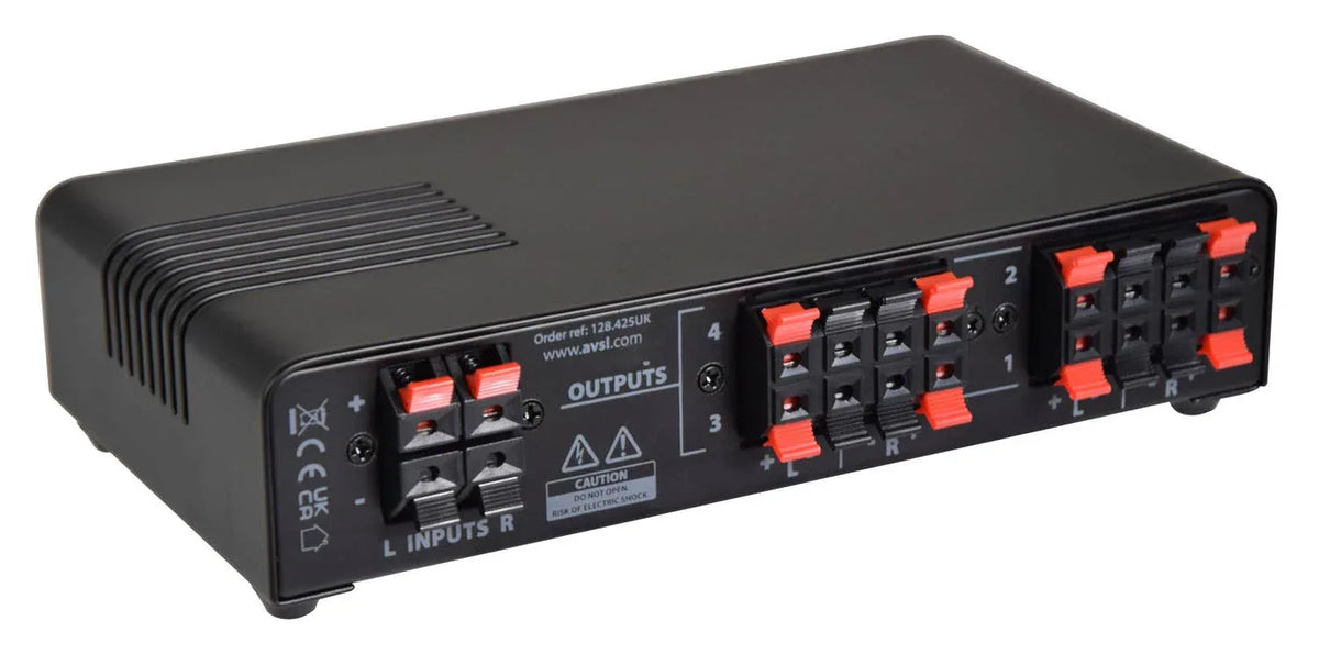 AV:Link 4-Way Loudspeaker Selector Switcher with Overload Protection 140W - Gomix Brands Outlet
