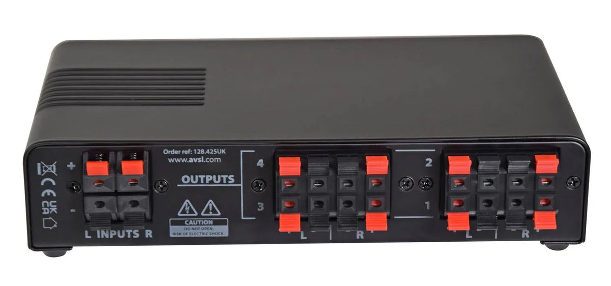 AV:Link 4-Way Loudspeaker Selector Switcher with Overload Protection 140W - Gomix Brands Outlet