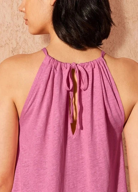 Esmara Women's Linen-Viscose Tank Top Pink S-L