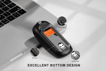 Inphic M1P Ultra Slim 2.4G Wireless Mouse Rechargeable Silent