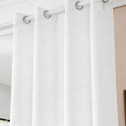 WOLTU Elegant Semi-Transparent Curtain with Eyelets