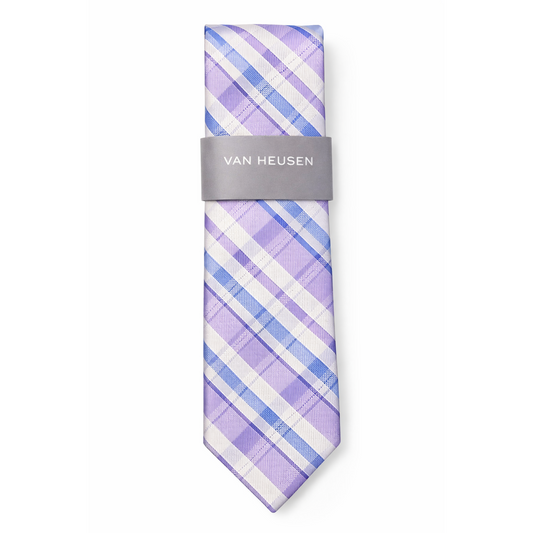 Van Heusen Multicolor Geometric Stripe Tie