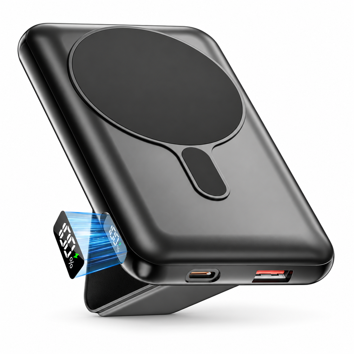 AeeKemee HX100M8 Magnetic Wireless Power Bank 12000mAh