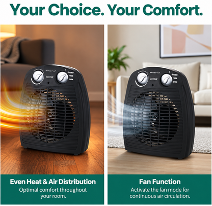 EMERIO FH-106737.2 Fan Heater 2000W Anthracite