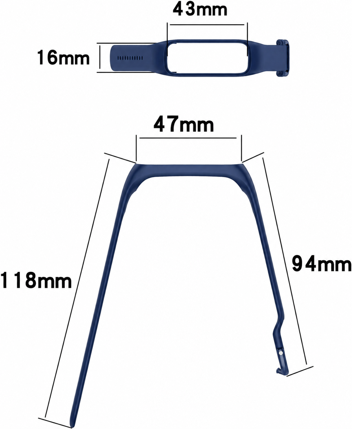 Yuuol Silicone Replacement Band Set for Samsung Galaxy Fit2, 4Pcs