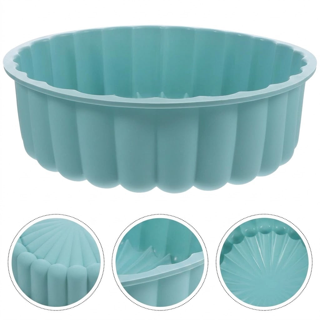 JOYOFREELY Round Silicone Cake Baking Mold