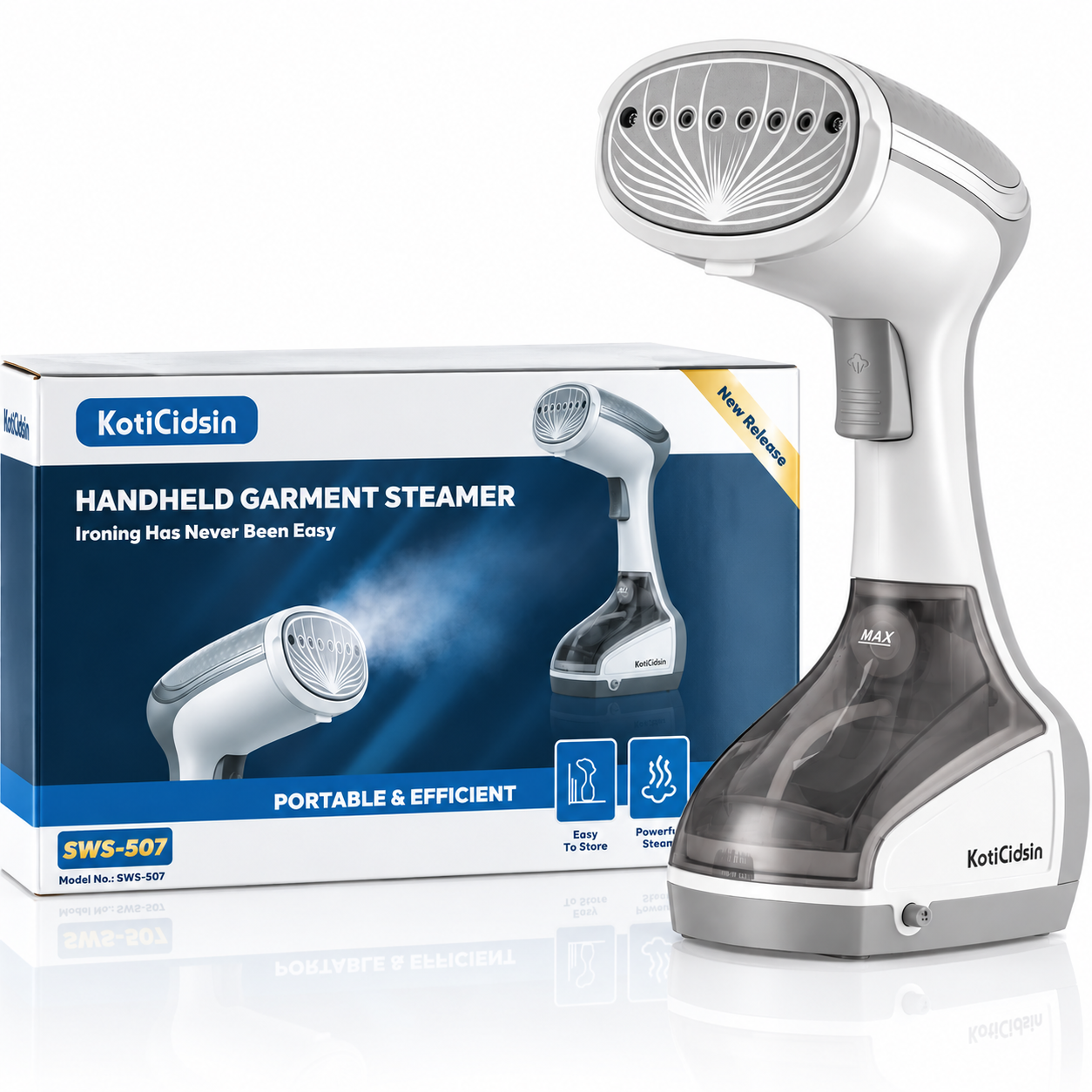 KotiCidsin SWS-507 Garment Steamer 160ml, 1500W