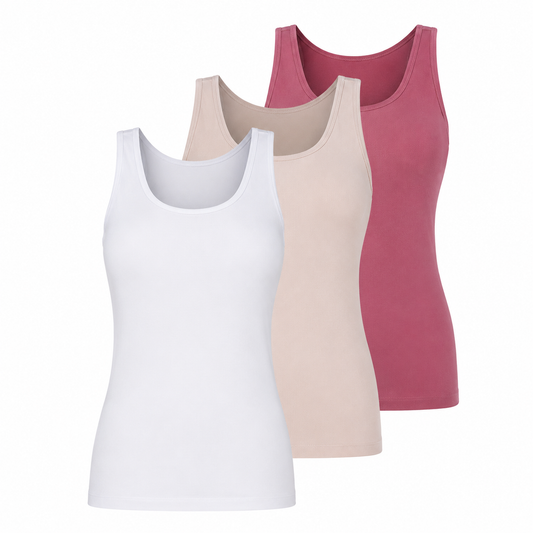 esmara® Women's tank top - 3 pieces Set