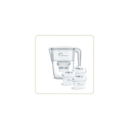 Little Balance 2.5L Water Filter Carafe, 3 Cartridges, Limescale Chlorine Reduction - Gomix Brands Outlet