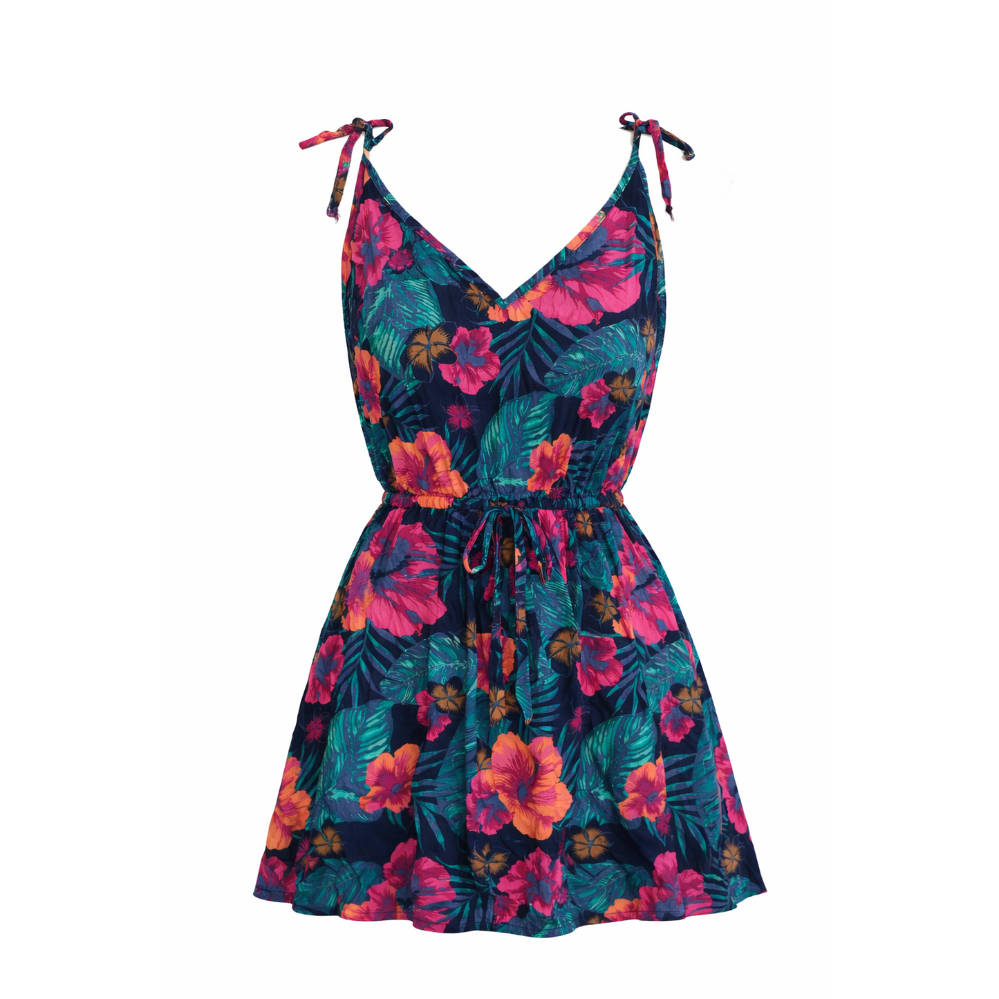 Tropical Floral Summer Dress