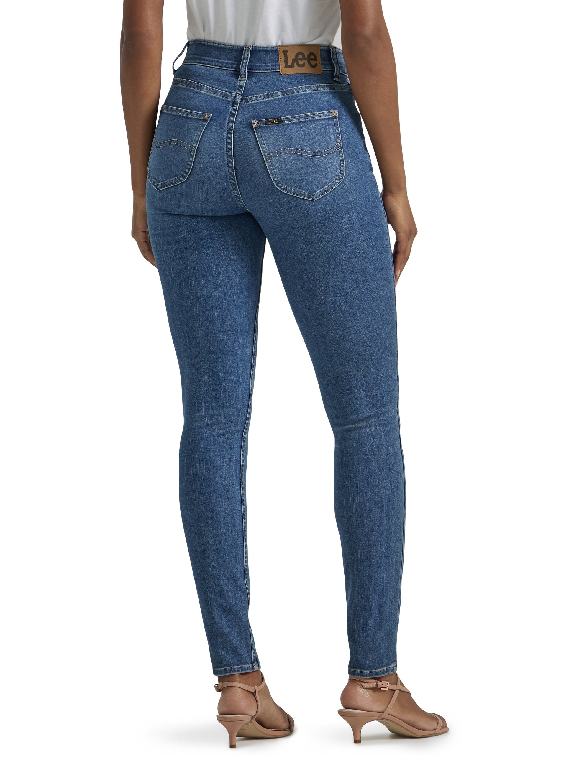 Lee Women's Ultra Lux Comfort High Rise Slim Fit Skinny Jeans