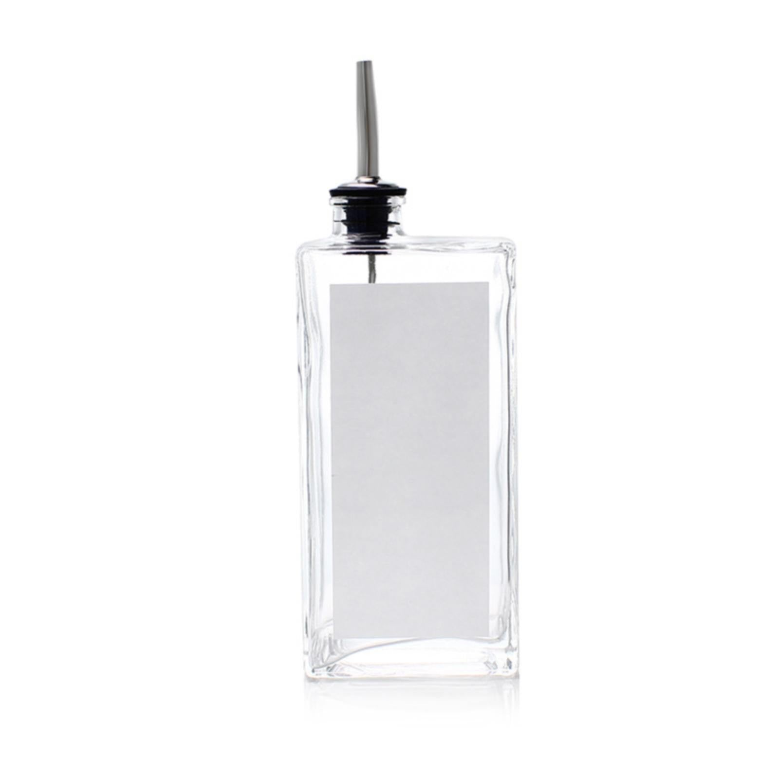 Elegant Glass Olive Oil & Vinegar Dispenser with Precision Spout for Kitchen