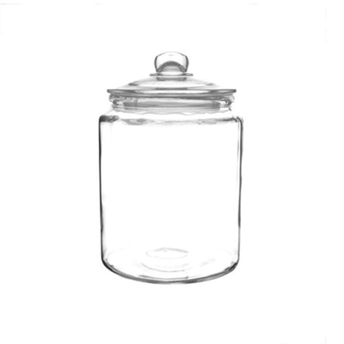 Olympia 6.35 Litre Clear Glass Biscotti Jar with Airtight Lid