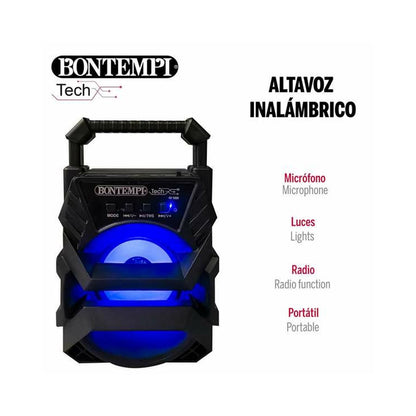 Colorbaby Karaoke Bluetooth Speaker with Microphone Black