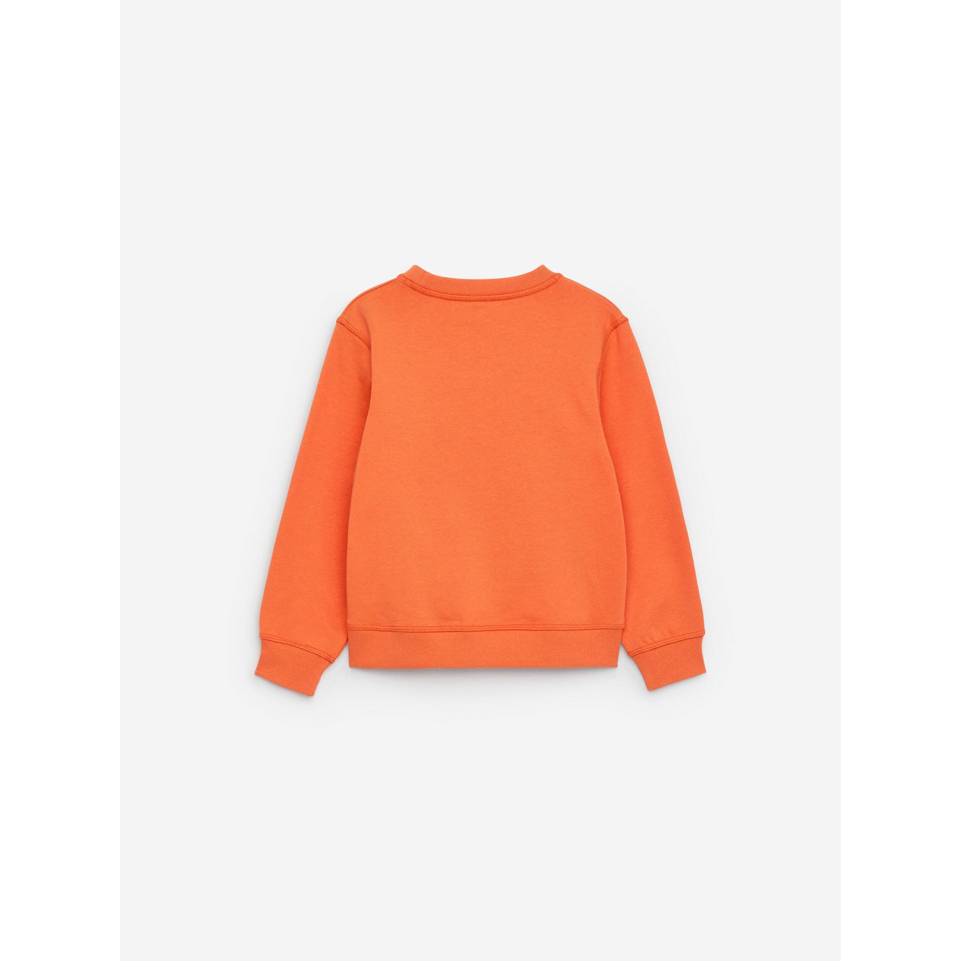Children's Soft Orange French Terry Sweatshirt - Comfortable Everyday Cotton Top