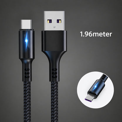 Keepw 5A 40W Type-C Woven Charging Cable