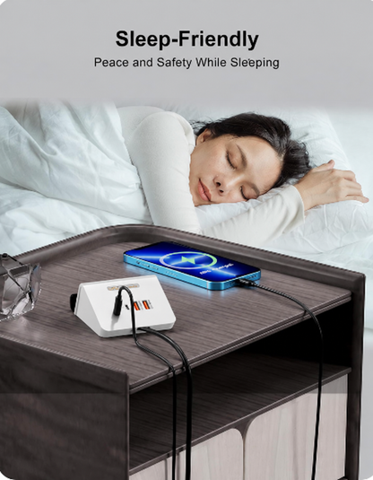 USB CHARGER JMX-0510 Professional Power Adapter USB C Charger 4-Port