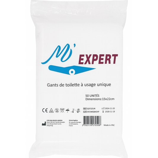 M' EXPERT disposable wash gloves