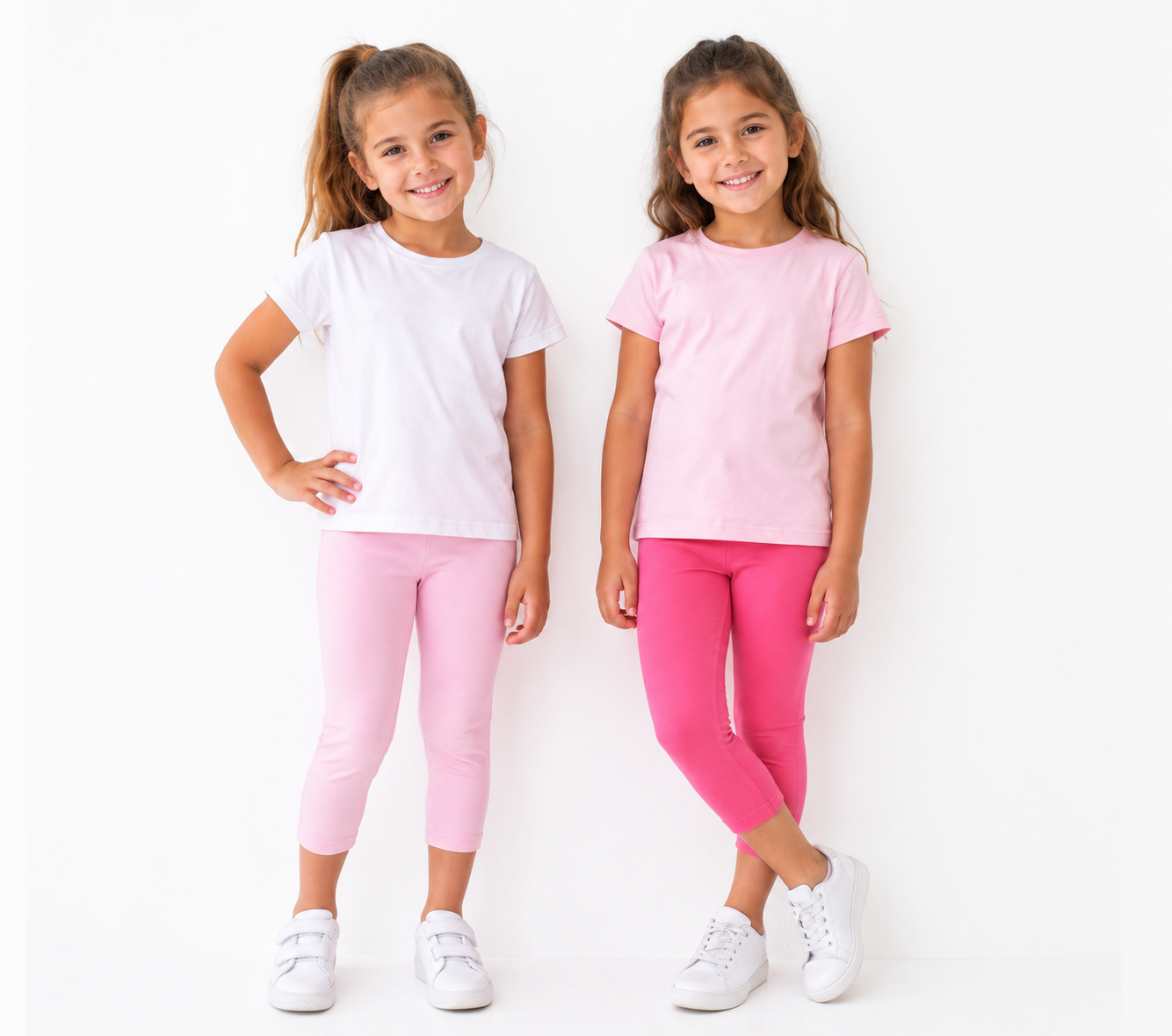Lupilu Capri Leggings for Kids, 2‑Pack