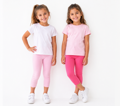Lupilu Capri Leggings for Kids, 2‑Pack