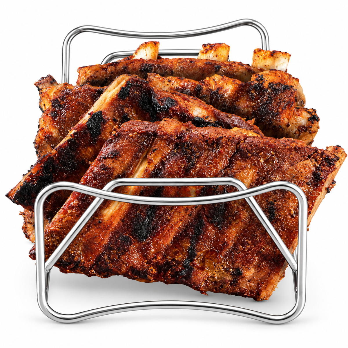 Grill Meister 2 in 1 Spareribs & Roast Holder 28cm