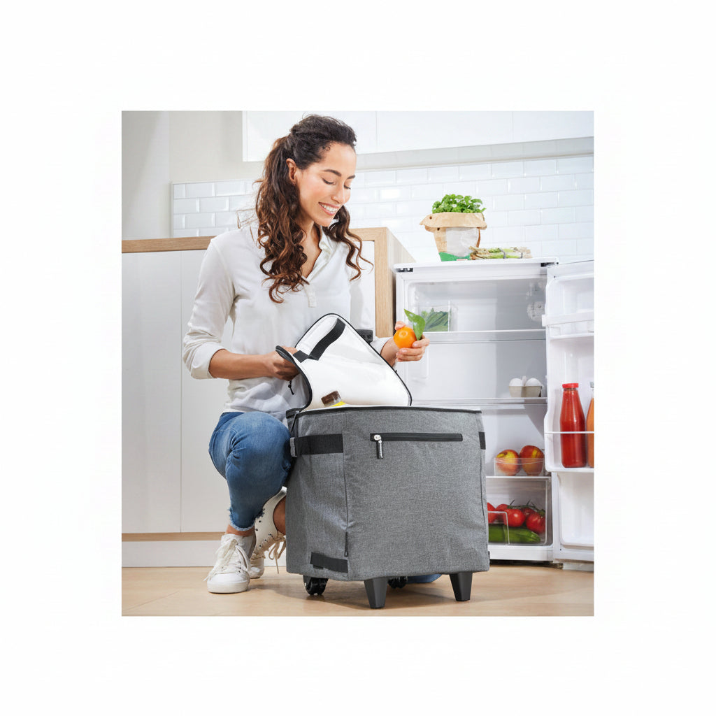 Topmove Shopping Trolley with Cooling Function 40 L Foldable
