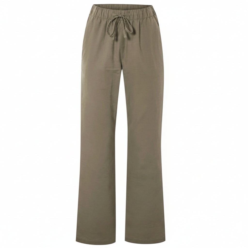 Esmara Women's Linen Pants Olive 38