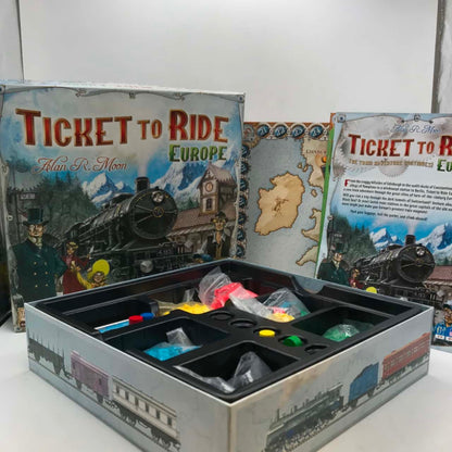 Ticket to Ride Europe Board Game - Complete Family Strategy Fun Adventure