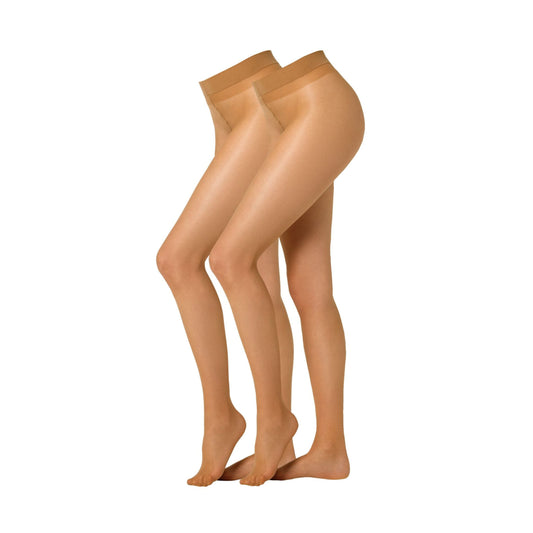 Camano Women's Ultra-Sheer Fine Tights Comfortable Hosiery in Versatile Beige