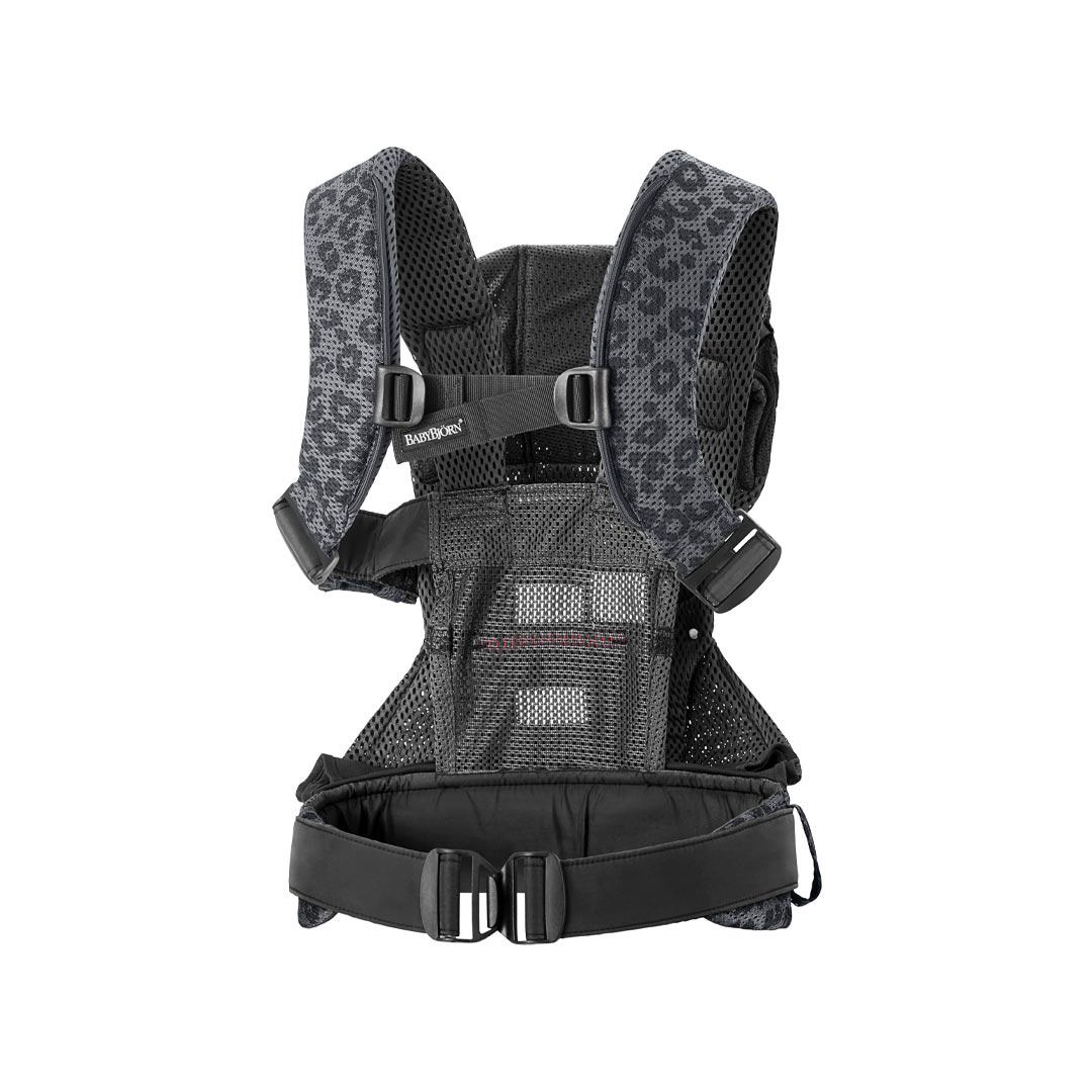 BabyBjorn One Air Anthracite Leopard Baby Carrier – Breathable Mesh