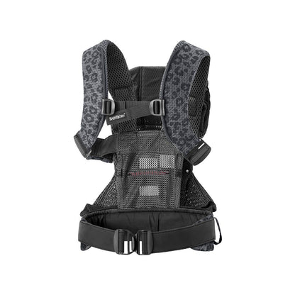 BabyBjorn One Air Anthracite Leopard Baby Carrier – Breathable Mesh