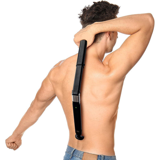 Electric Body Trimmer with Extendable Handle for Manscaping