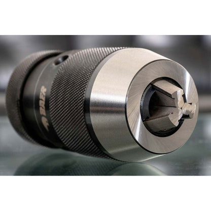 BAER High-Precision Keyless Drill Chuck: 0.008-0.51in Clamping, B16 Taper