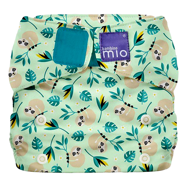 Bambino Mio Miosolo All-In-One Reusable Diaper with Adjustable Velcro