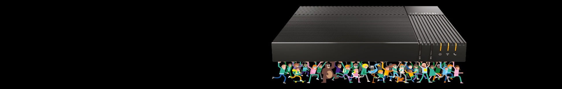 Orange Livebox 5 High-Performance Eco-Designed Fiber Internet Modem Router