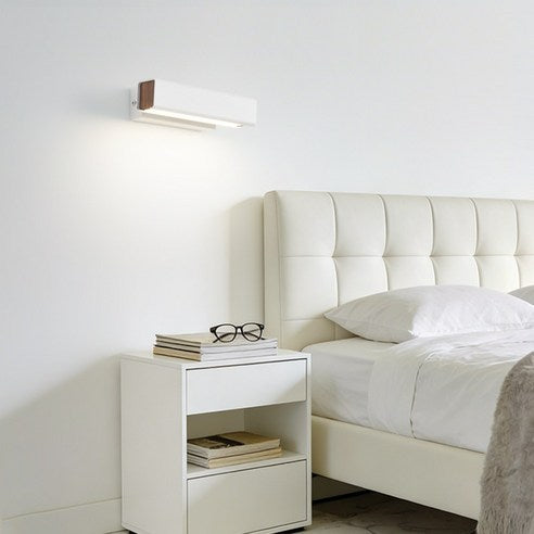W705-1B Rotatable LED Bedside Wall Light White