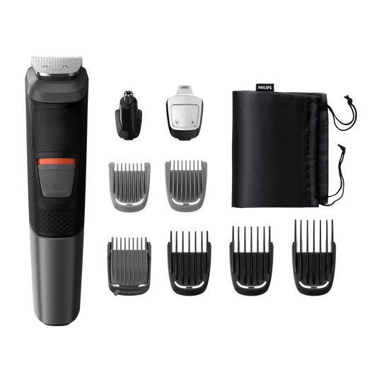 Philips Multigroom Series 5000 9-in-1 Face, Hair Trimmer