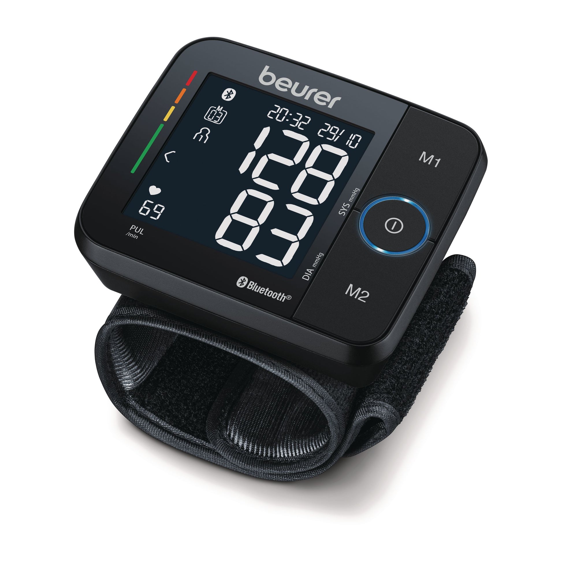 Beurer BC 54 Bluetooth Smart Wrist Blood Pressure Monitor with Inflation Technology