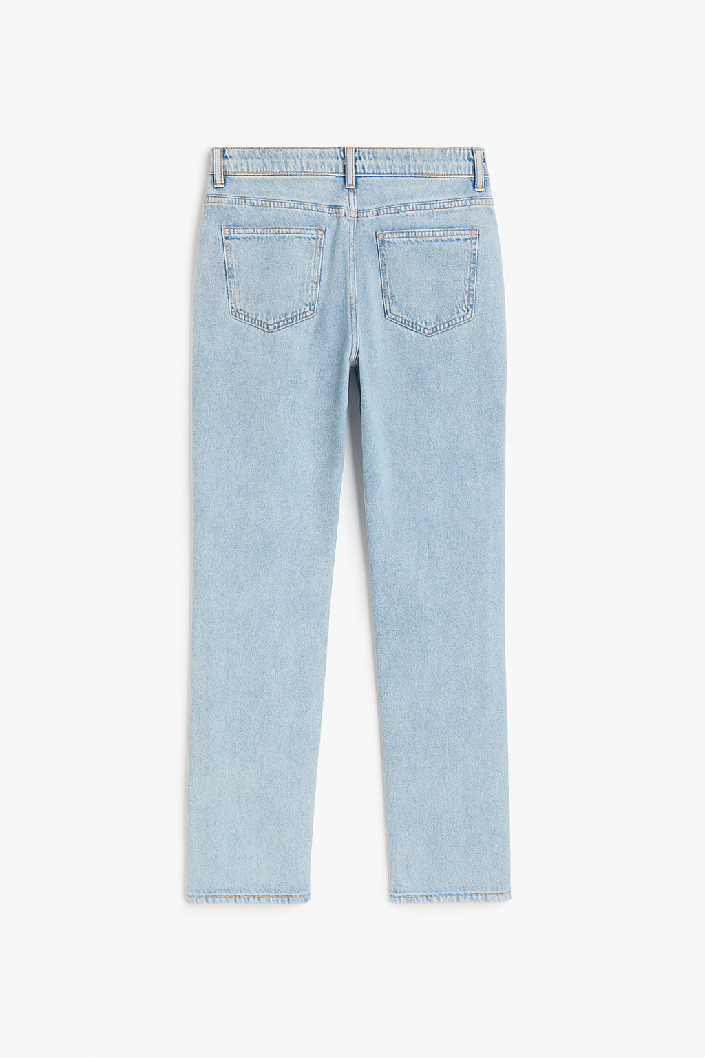 H&M Men's Tapered Regular Fit Stretch Denim Jeans - Light Blue